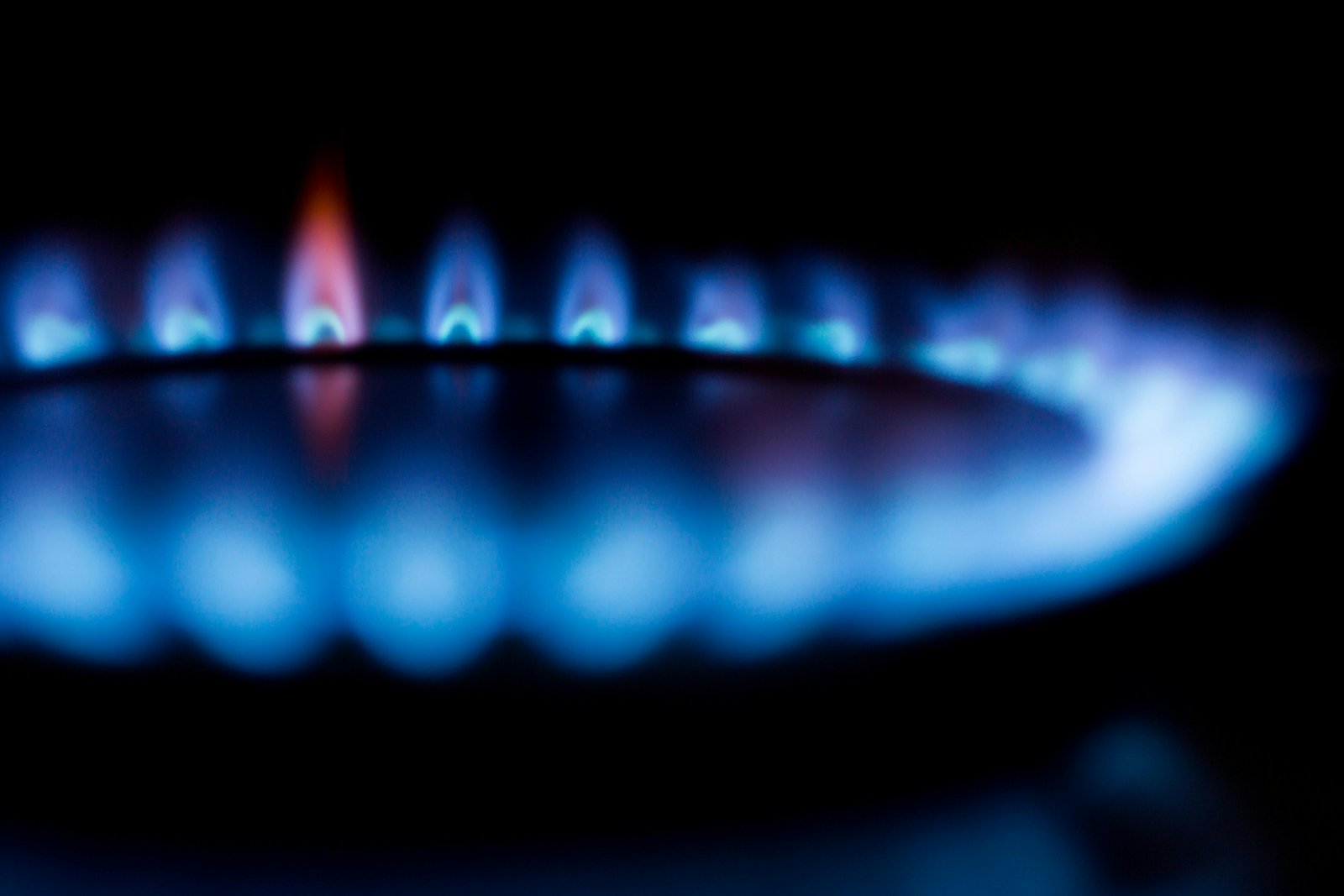 Gas engineer installing a boiler